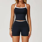 Women's Clothes 2 Pieces Workout Tracksuit Yoga Set Sportswear Gym Clothing High Waist Bell-bottoms Sexy Fitness Bta Sports Suit