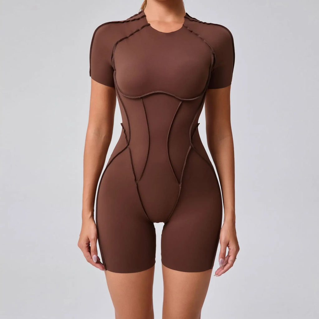 Sports Overalls Padding Sporty Jumpsuit Sportswear Woman Rompers Gym Set Yoga Clothing Suit for Women Tracksuit Fitness Set