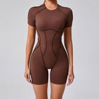 Sports Overalls Padding Sporty Jumpsuit Sportswear Woman Rompers Gym Set Yoga Clothing Suit for Women Tracksuit Fitness Set