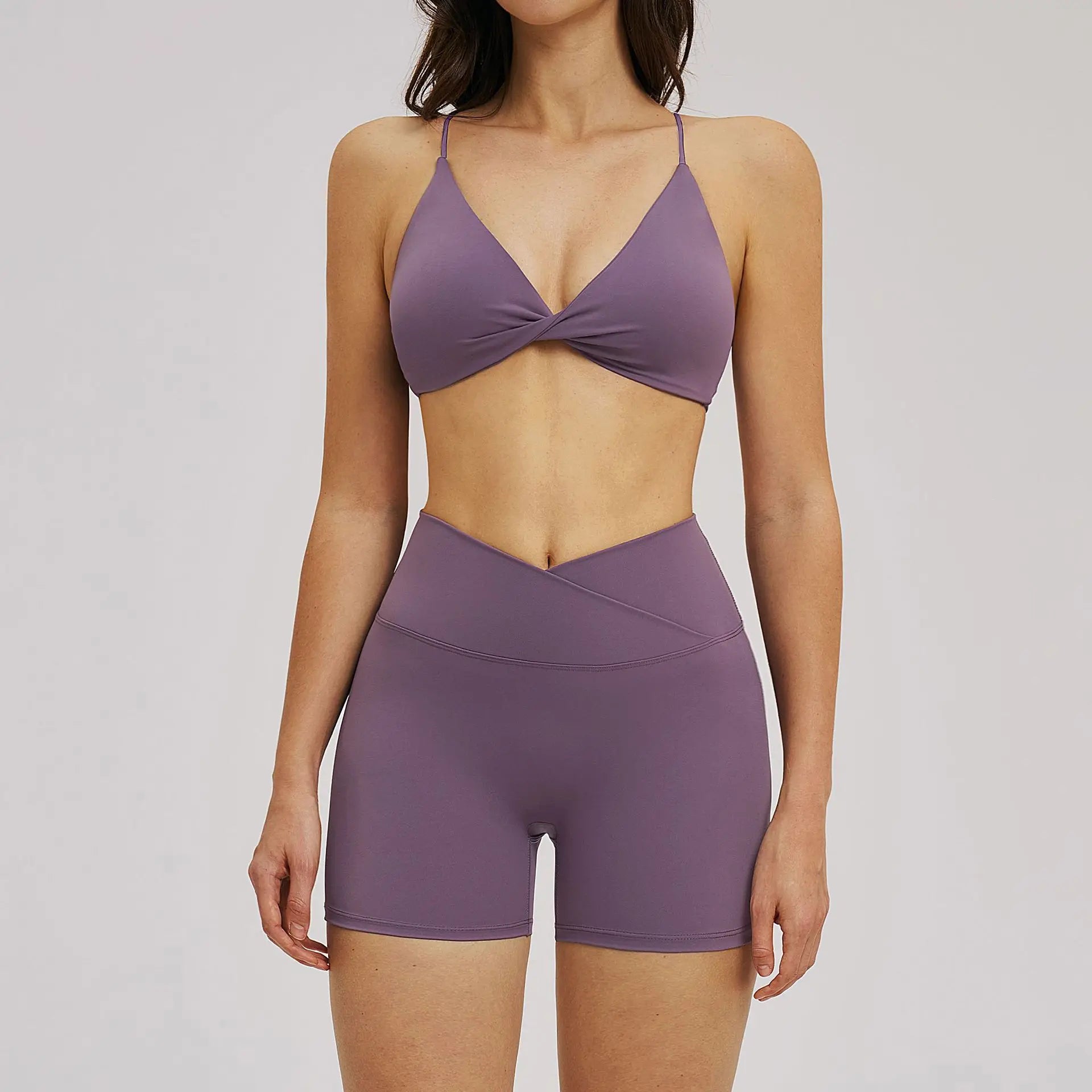 Yoga Set 2PCS Women's Tracksuit Sexy Sport Bra High Waist Sports Shorts Gym Outfits Fitness Sleeveless Workout Suit Sporstwear