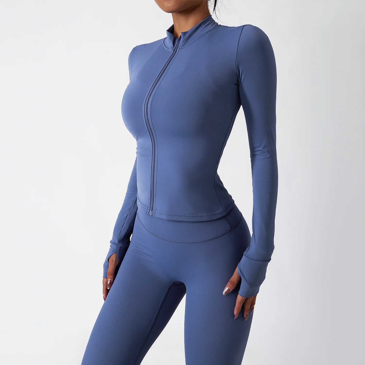 2PCS Yoga Suit Women Tracksuit Sports Set Quick-Drying Gym Set Women Set Running Workout Long Sleeve Sports Shirt Yoga Clothing