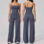 Yoga Set 2PCS Women Tracksuit Workout Outfits Fitness Set Sportswear High Waist Leggings Sports Bra Athletic Wear Gym Clothes