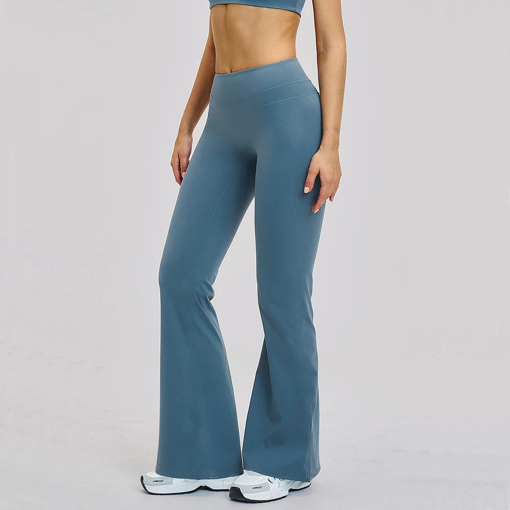 Women Sports Straight-leg Pants Without Embarrassment Wide-leg Pants Yoga Breathable Fitness Clothing Versatile Casual Pants