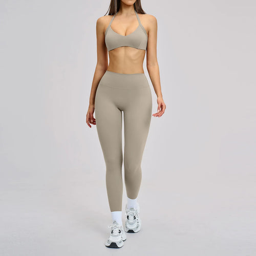 2 Pieces Yoga Set Women Tracksuit Gym Outfits Push Up Fitness Set Workout Leggings Sports Bra Breathable Sportwear Woman Clothes