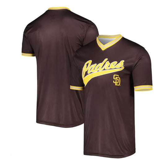 San Diego Padres Stitches Cooperstown Collection Team Jersey - Brown Baseball Jerseys