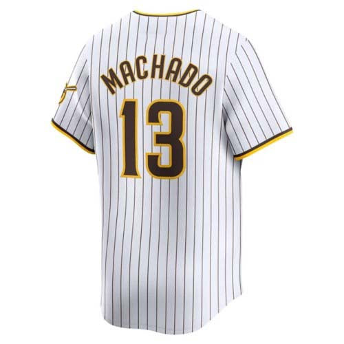 San Diego Padres #13 Manny Machado White Baseball Limited Jersey