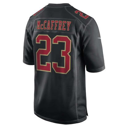 SF.49ers #23 Christian Mccaffrey Black Chase Fashion Stitched American Football Jerseys