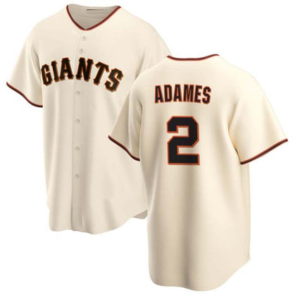 San Francisco Giants #2 Willy Adames Cream Cool Base Stitched Baseball Jersey