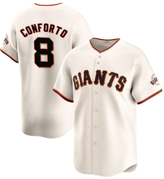 San Francisco Giants #8 Michael Conforto Cream Cool Base Stitched Baseball Jersey