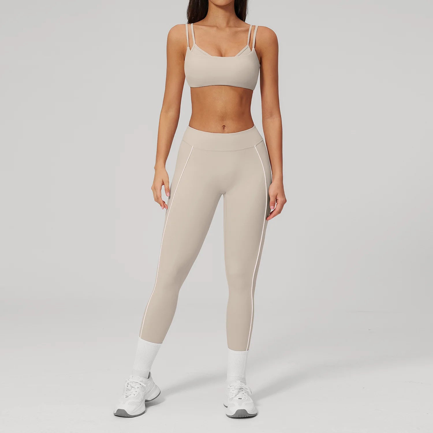 2pcs Yoga Set Women Outfits Sport Suit Gym Wear Workout Clothes Gym Tracksuit High Waist Legging Fitness Bra Set Sports Suits