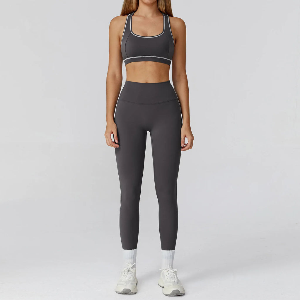 Yoga Set 2/3PCS Sports Outfits Women Clothes Fitness Tracksuit Gym Legging Workout Long Sleeved Female Bra Yoga Suit Sportswear