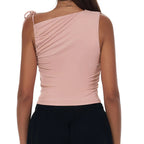 Sexy Shoulder Sports Shirt Vest Loose Breathable Quick Drying Top Gym Running Fitness Yoga Clothing Lightweight Tops For Women