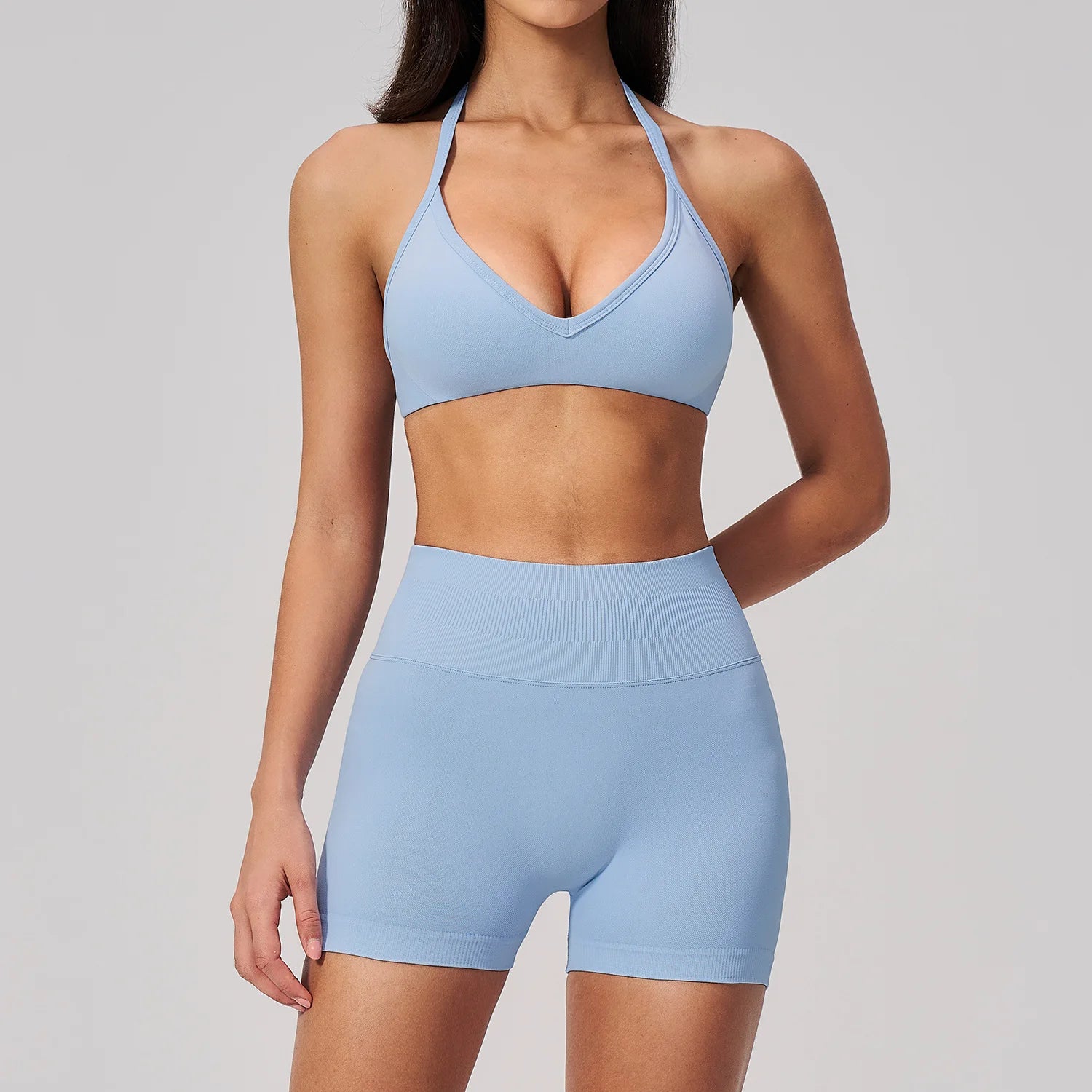 Seamless 2PCS Yoga Clothes Women's Tracksuit Athletic Wear Pilates Fitness Set Gym Workout Sets Push Up Sports Bra Leggings Suit
