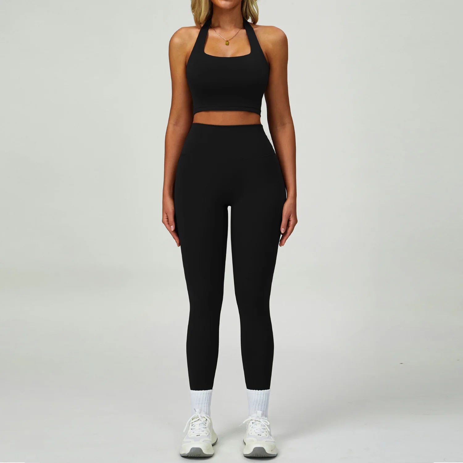 2PCS Yoga Suit Women Tracksuit Sports Set Quick-Drying Gym Set Women Set Running Workout Long Sleeve Sports Shirt Yoga Clothing