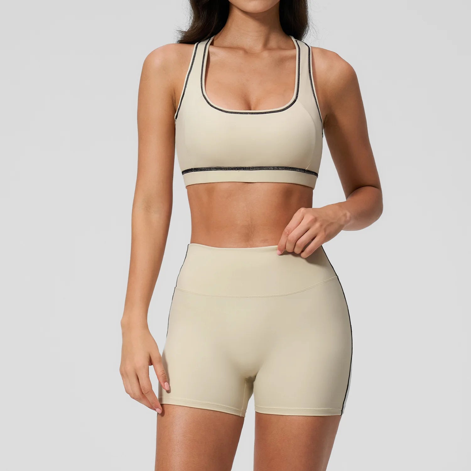 2PCS Yoga Set Women Tracksuit Gym Outfits Fitness Set Woman Leggings Sports Bra Breathable Sportwear Woman Clothes Athletic Wear