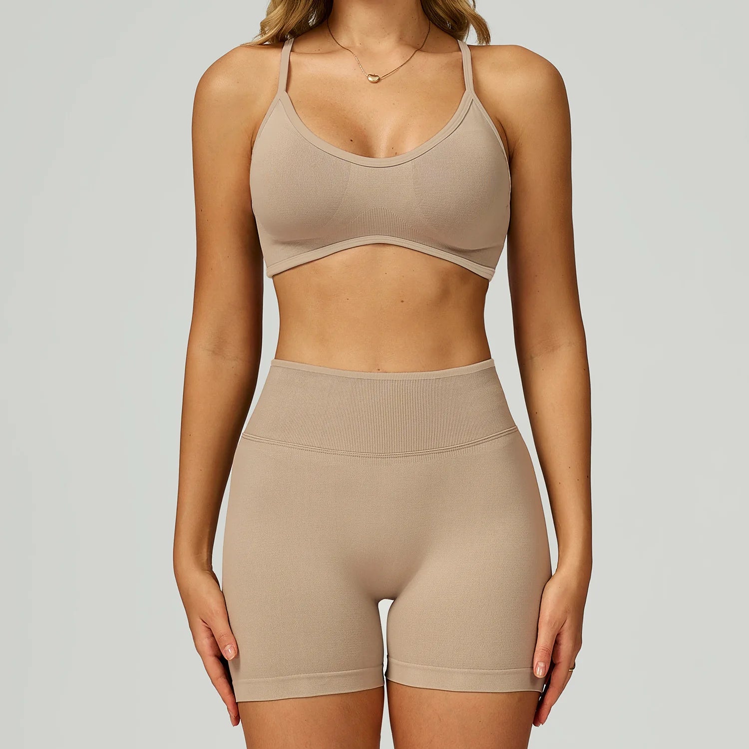Seamless Sportswear For Women Tracksuits Yoga Set 2PCS Gym Workout Clothes Fitness Outfits Sports Bra Leggings Athletic Wear