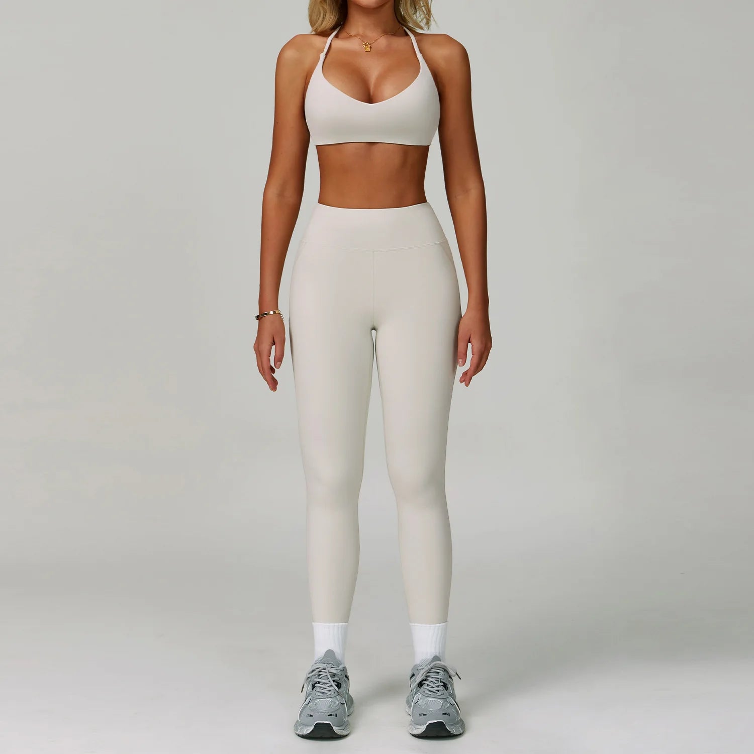 Women's Tracksuit 2 Piece Set Fitness Clothes Yoga Sets Sportswear Workout Bra High Waist Leggings Set Gym Clothing Sports Suits