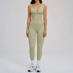 2pcs Sport Sets Women Tracksuit Gym Outfits Push Up Gym Fitness Bras Workout High Waisted Leggings Sportswear Tights Set Suit