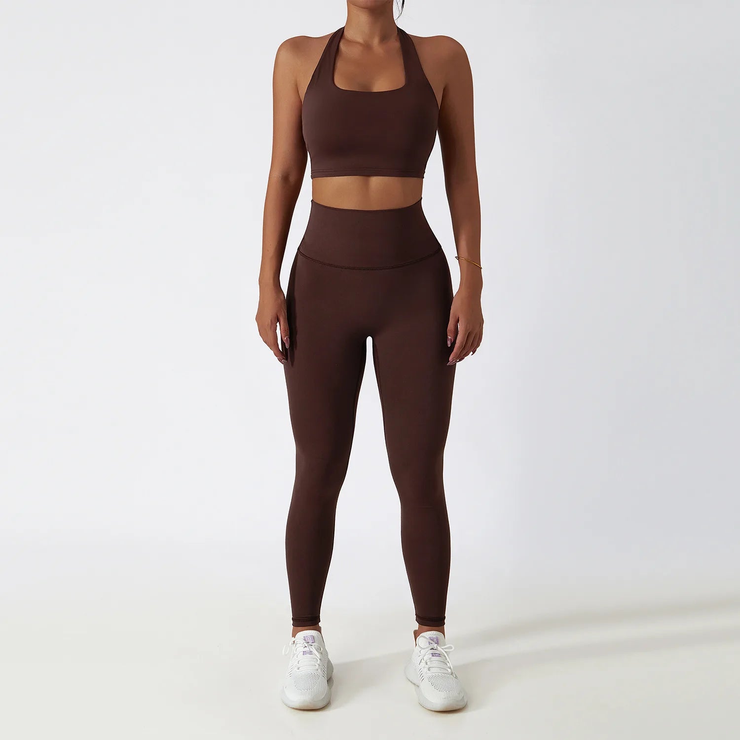 2PCS Yoga Suit Women Tracksuit Sports Set Quick-Drying Gym Set Women Set Running Workout Long Sleeve Sports Shirt Yoga Clothing