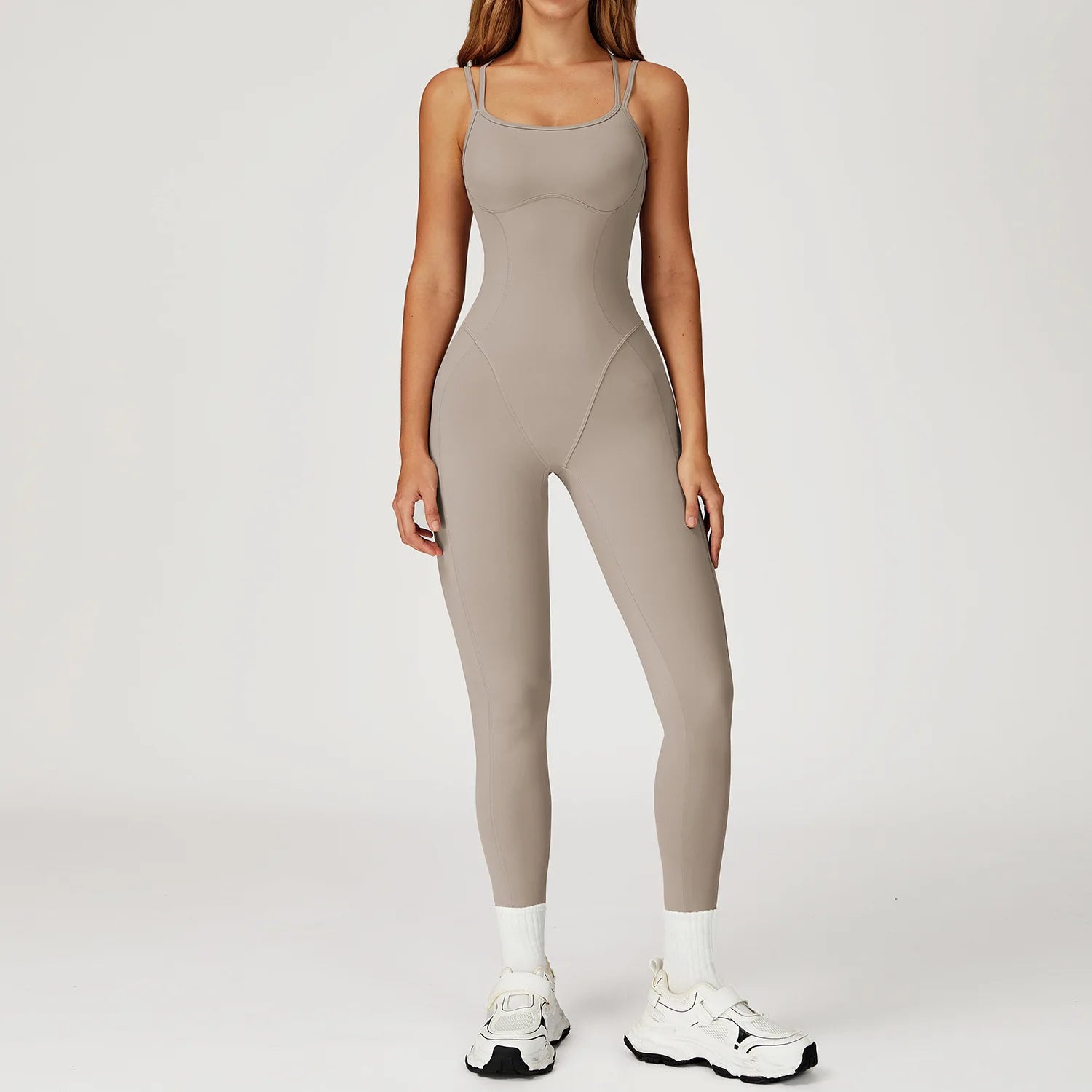 Gym Set Women Tracksuit Yoga Suit Sportswear Women Sports Jumpsuit Fitness Rompers Stretch Female Push Up Workout Suit Bodysuits