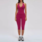 Yoga Outfits 2PCS Sports Suit Women Sportswear Quick-Drying Gym Set Women Tracksuit Running Workout Long Sleeve Yoga Clothing