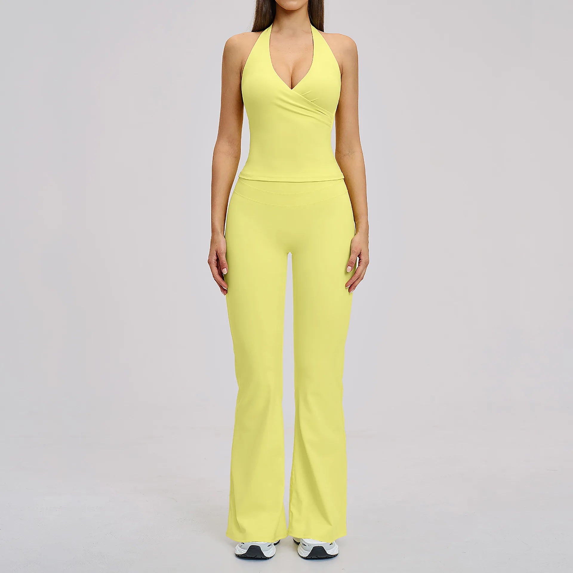 Yoga Set Women's Tracksuit Sportswear Workout Clothes Athletic Wear Sports Outfits Gym Legging Fitness Bra Long Sleeve Yoga Suit