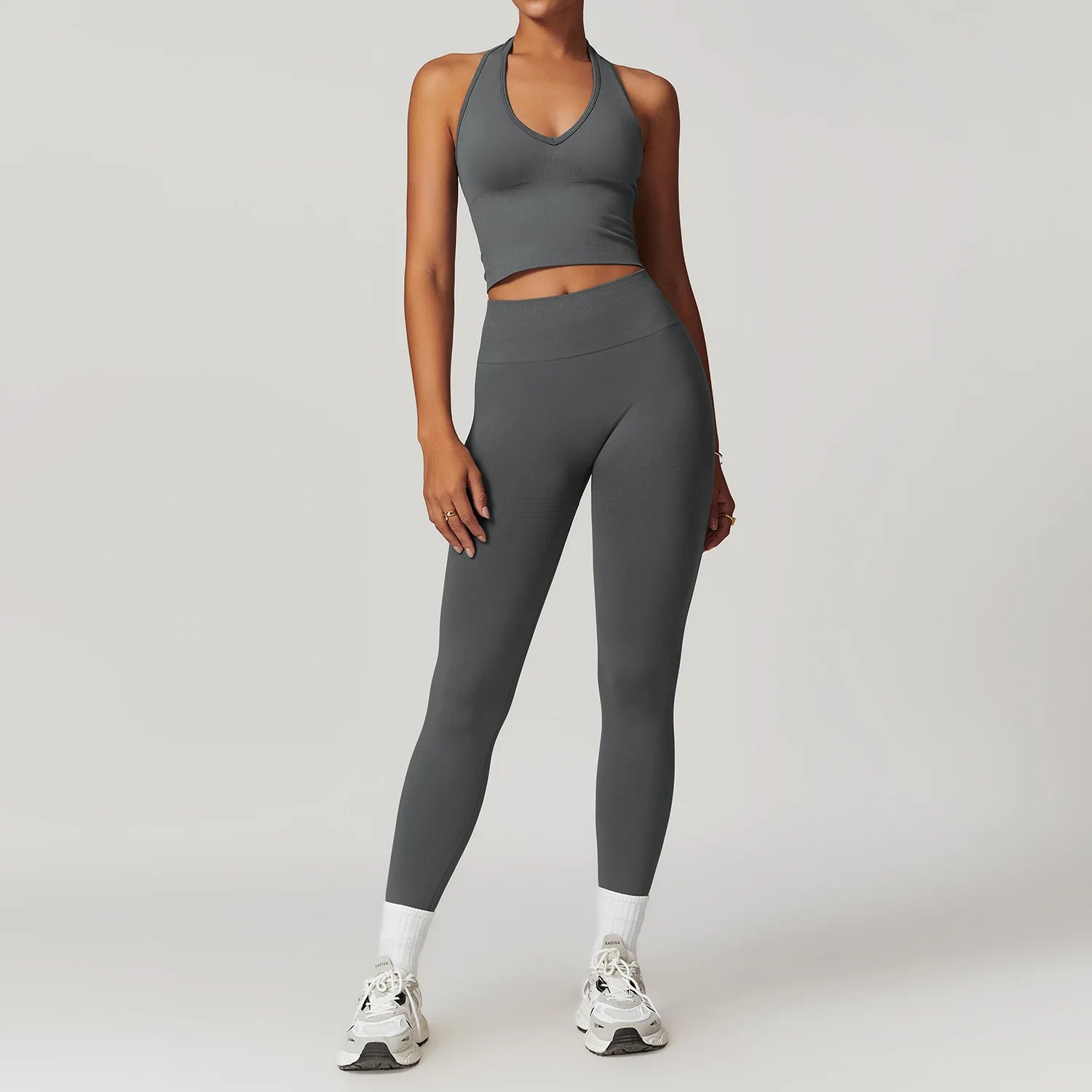 2/3/4PCS Yoga Set Seamless Gym Clothes Sportswear Yoga Suits For Women Fitness Long Sleeved Tracksuits Sports Bra Gym Leggings