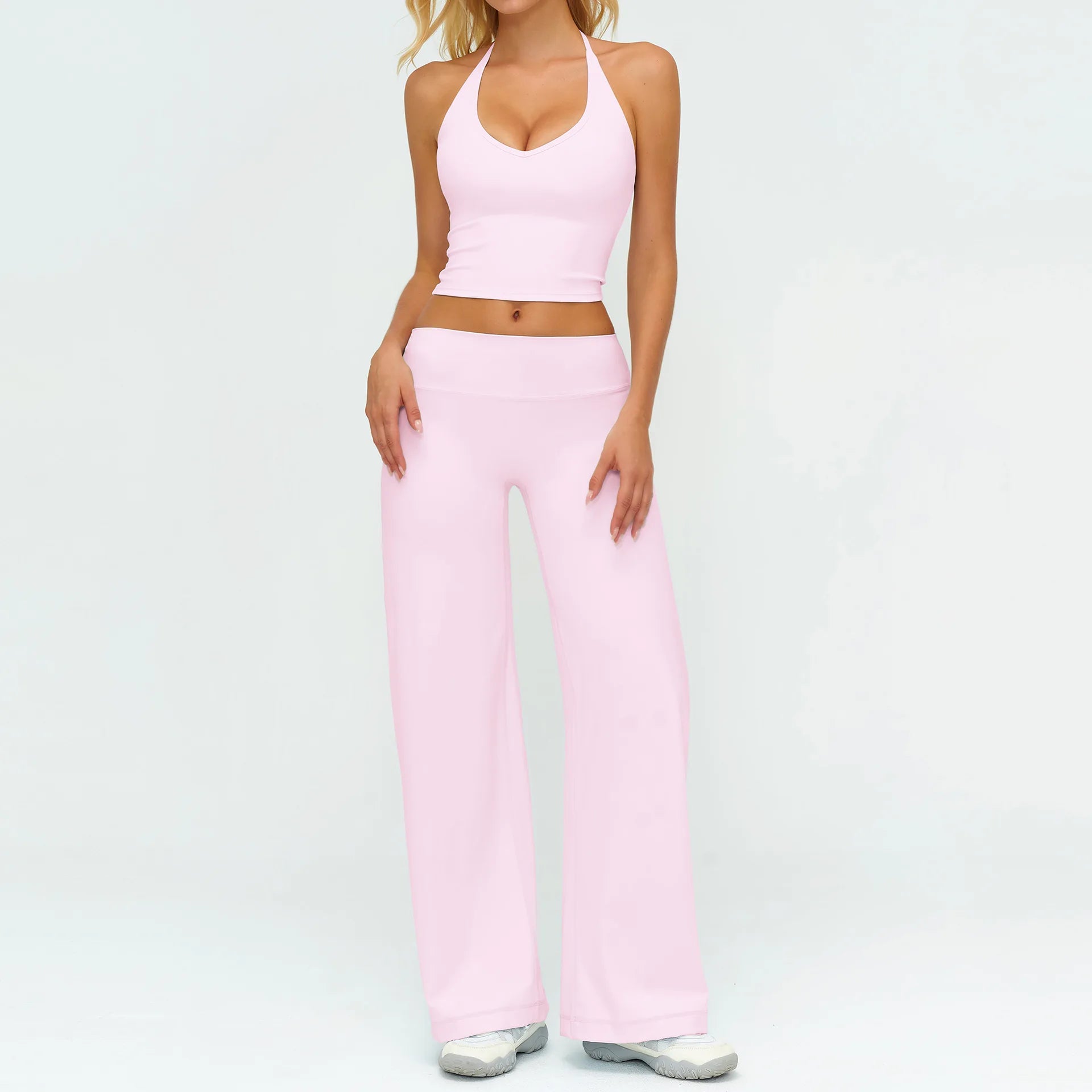 Yoga Set 2 Pieces Women Tracksuit Sportswear Running Workout Clothes Athletic Wear Gym Outfits Legging Fitness Bra Sports Suits