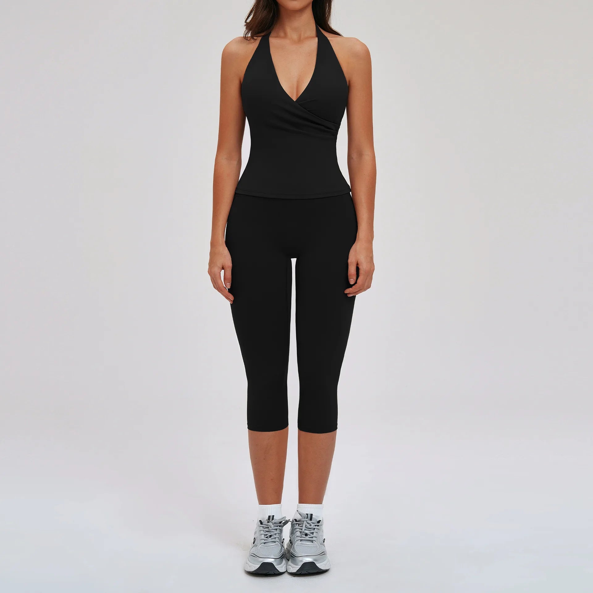 Yoga Outfits 2PCS Sports Suit Women Sportswear Quick-Drying Gym Set Women Tracksuit Running Workout Long Sleeve Yoga Clothing
