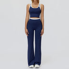 2PCS Sportswear Women Yoga Set Gym Clothes Workout Outfits Sportswear Yoga Suits Fitness Set Tracksuits Sports Bra Gym Leggings