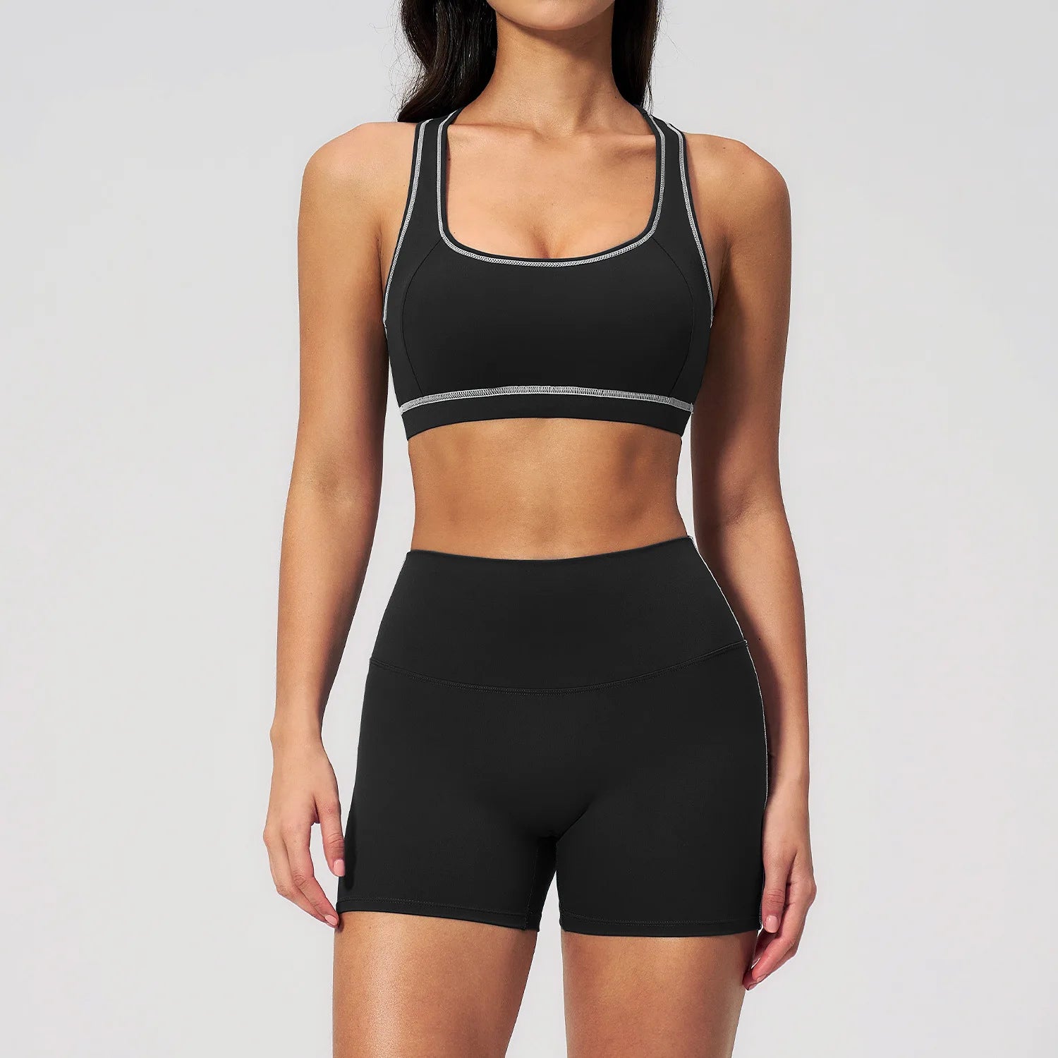 2PCS Yoga Set Women Tracksuit Gym Outfits Fitness Set Woman Leggings Sports Bra Breathable Sportwear Woman Clothes Athletic Wear