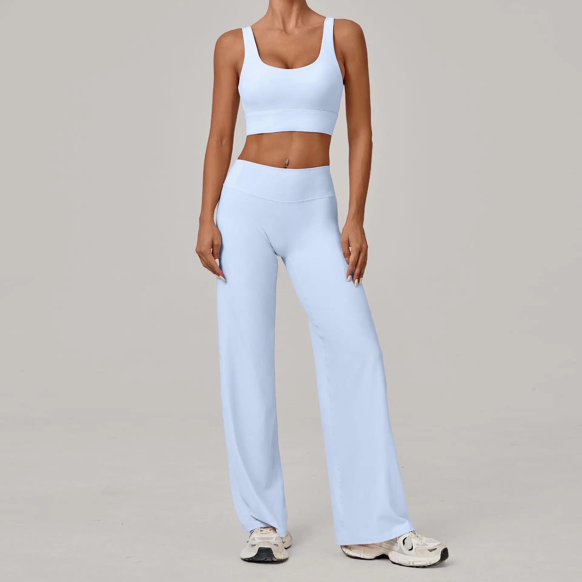 Women Tracksuit 2PCS Yoga Suit Sports Bra High Waist Leggings Sports Outfit Gym Set Push Up Fitness Workout Clothes Sportswear
