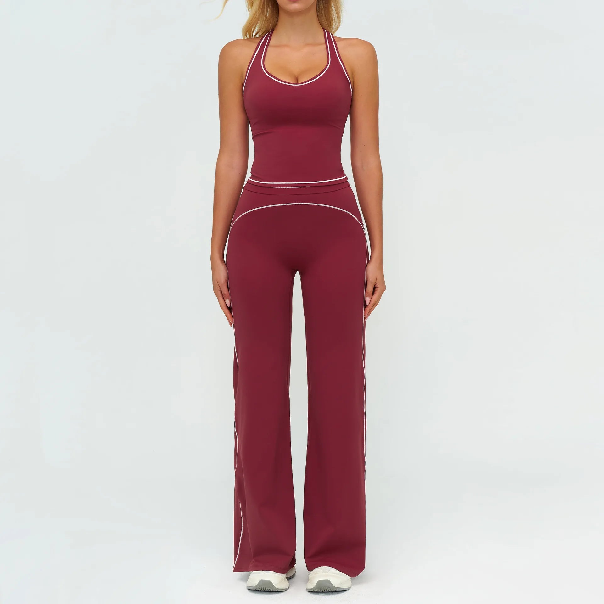 Yoga Suit 2PCS Sports Set Women Tracksuit Gym Outfits Running Workout Clothes Sportswear Sports Bra Athletic Wear Yoga Clothing