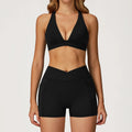 2PCS Yoga Set Gym Clothes Workout Sportswear Yoga Suits Women Tracksuits Fitness Outfits Sports Bra Gym Leggings Athletic Wear
