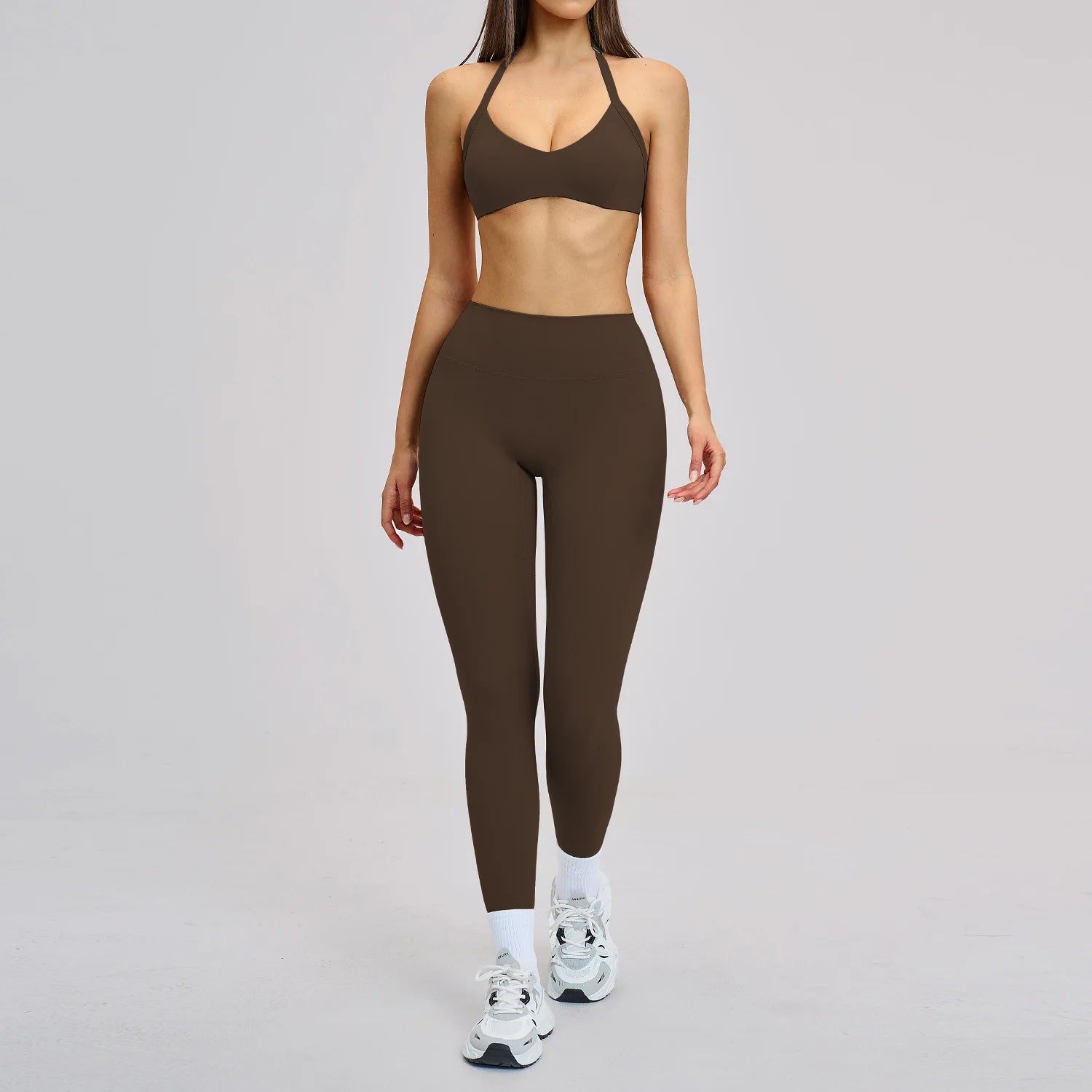 2 Pieces Yoga Set Women Tracksuit Gym Outfits Push Up Fitness Set Workout Leggings Sports Bra Breathable Sportwear Woman Clothes