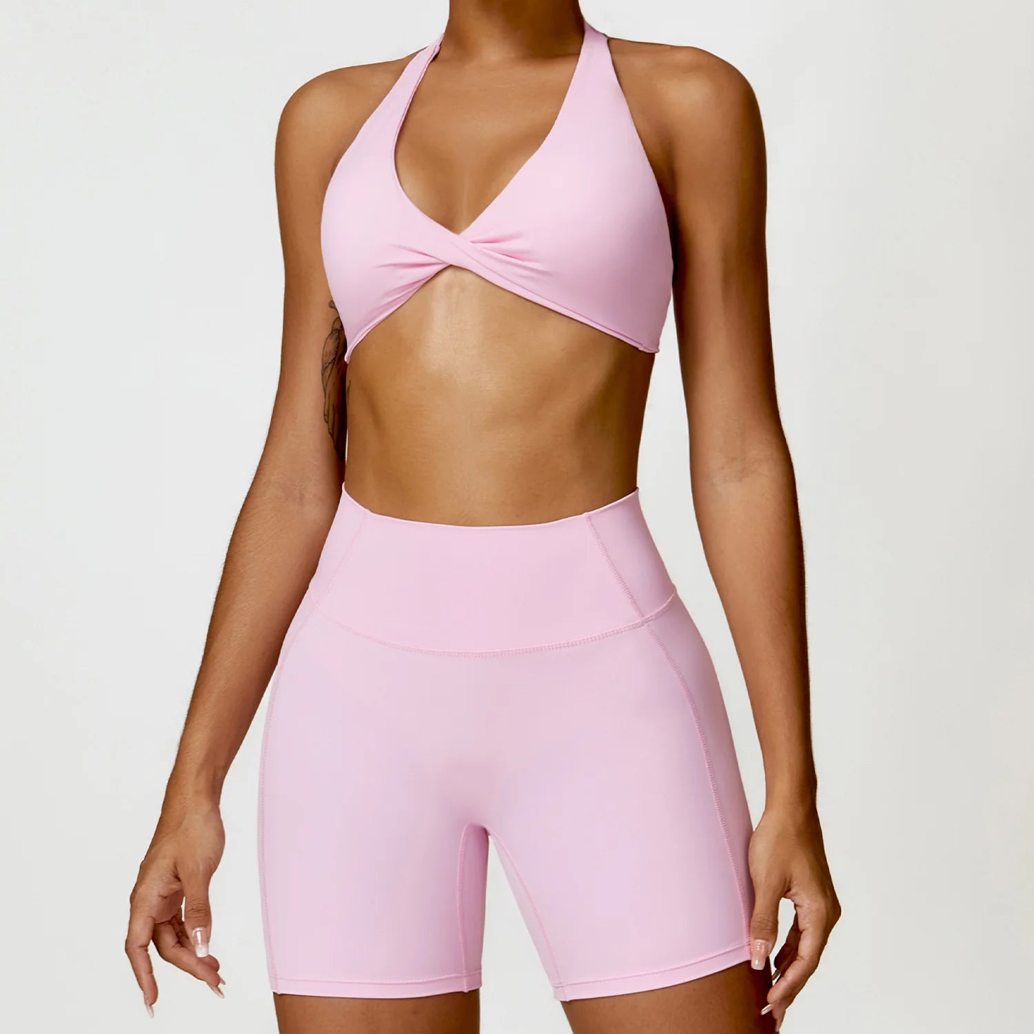 JUREN Yoga Set 2PCS Women Tracksuit Gym Workout Clothes Women's Push Up Bra High Waist Leggings Fitness Sportswear Sports Suits
