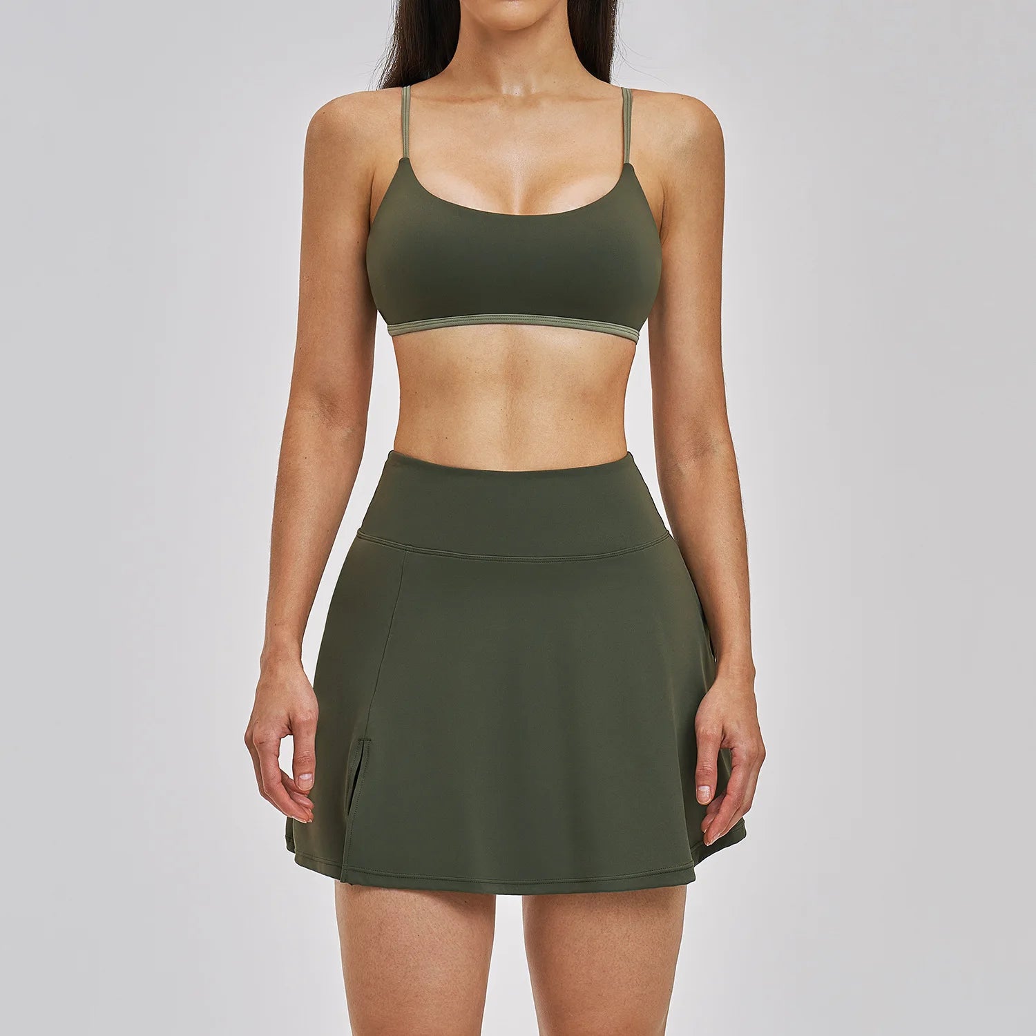 2 Pieces Yoga Set Women's Tracksuit Workout Sportswear Gym Clothing High Waist Leggings Fitness Bra Sports Suits Shorts Shorts