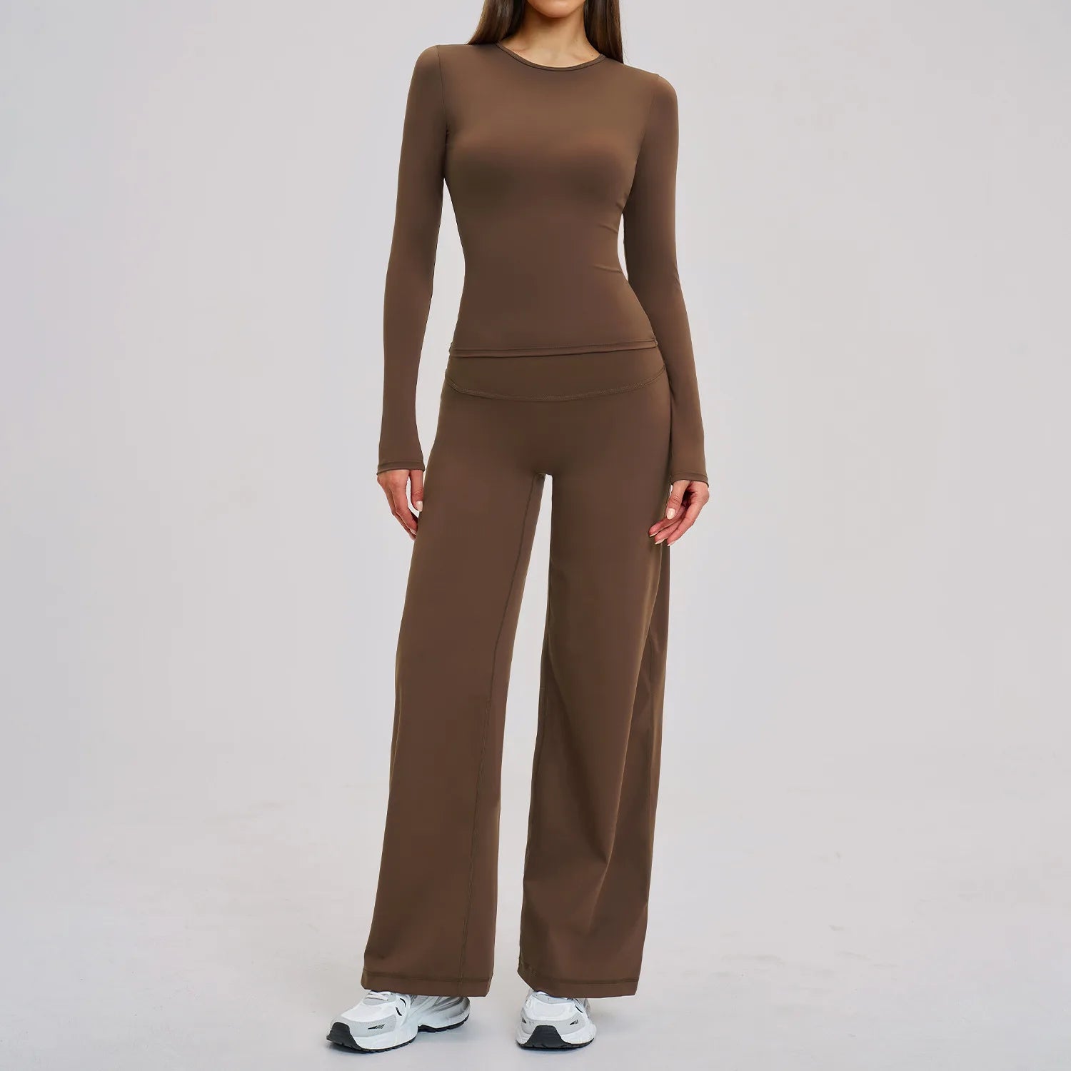 Yoga Suit Women 2PCS Sports Set Quick-Drying Gym Outfits Women Tracksuit Running Workout Long Sleeve Sports Shirt Yoga Clothing