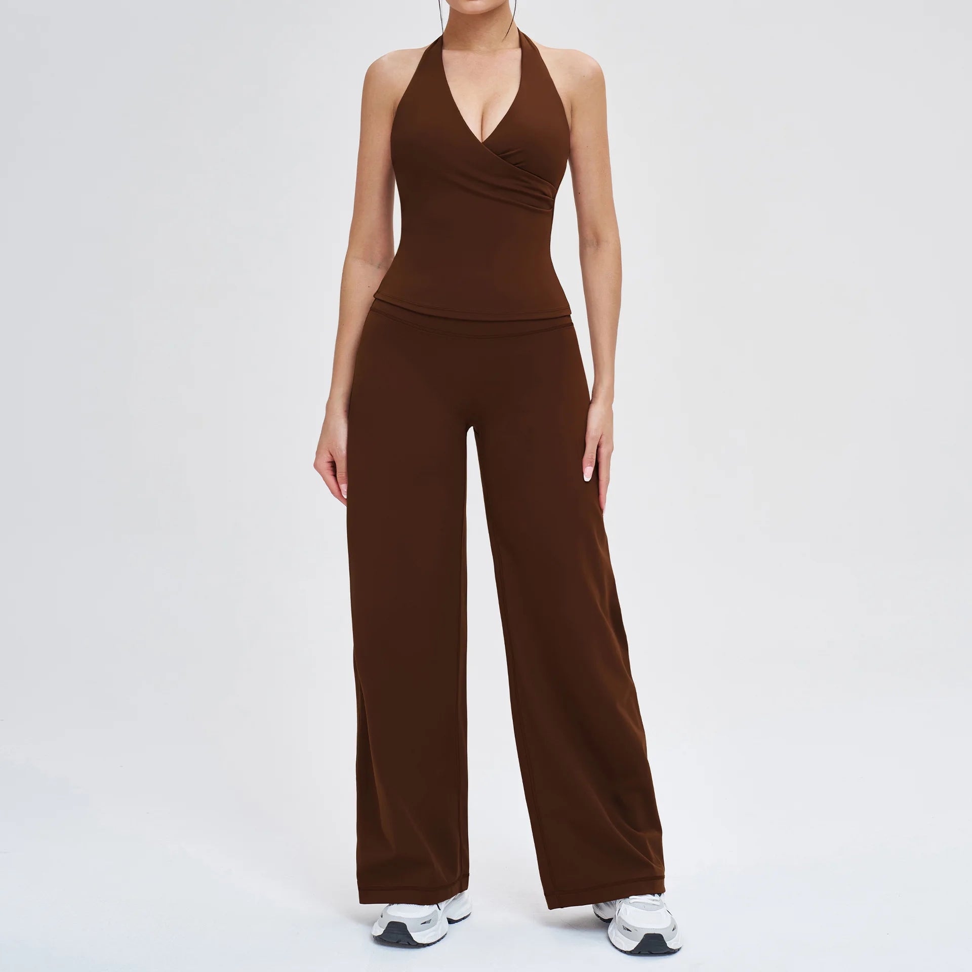 Sportswear 2 Piece Yoga Clothes Women's Tracksuit Athletic Wear Fitness Set Gym Workout Outfits Push Up Sports Bra Leggings Suit
