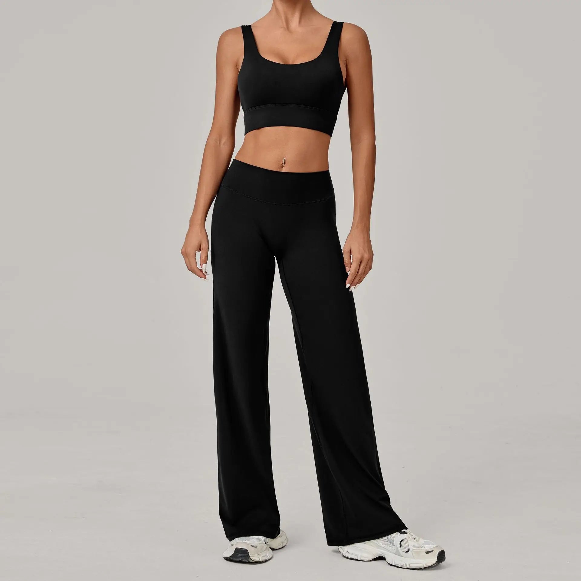 Women Tracksuit 2PCS Yoga Suit Sports Bra High Waist Leggings Sports Outfit Gym Set Push Up Fitness Workout Clothes Sportswear