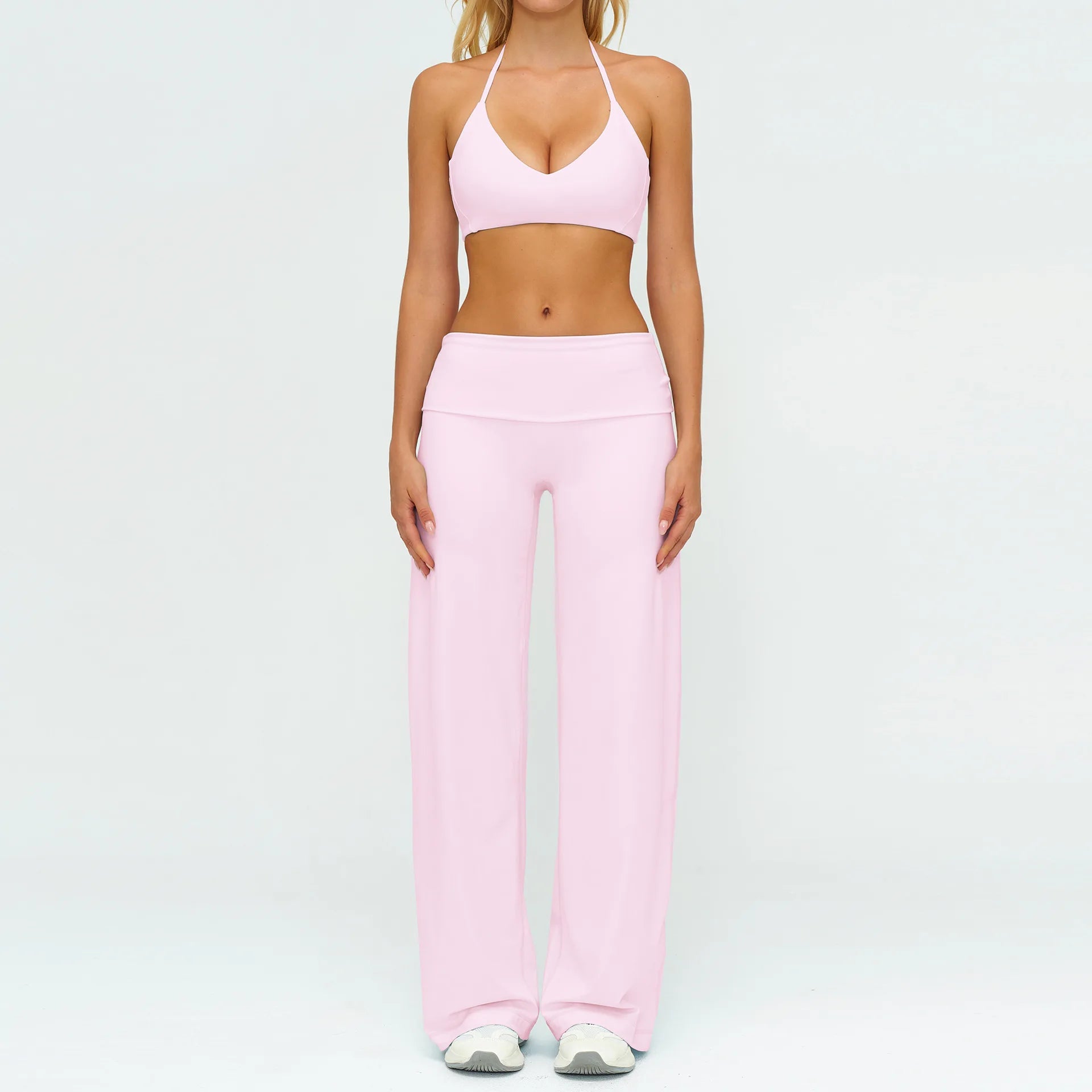 2 Pieces Yoga Set Women Tracksuit Workout Outfits Fitness Sportswear High Waist Leggings Sports Bra Athletic Wear Gym Clothes