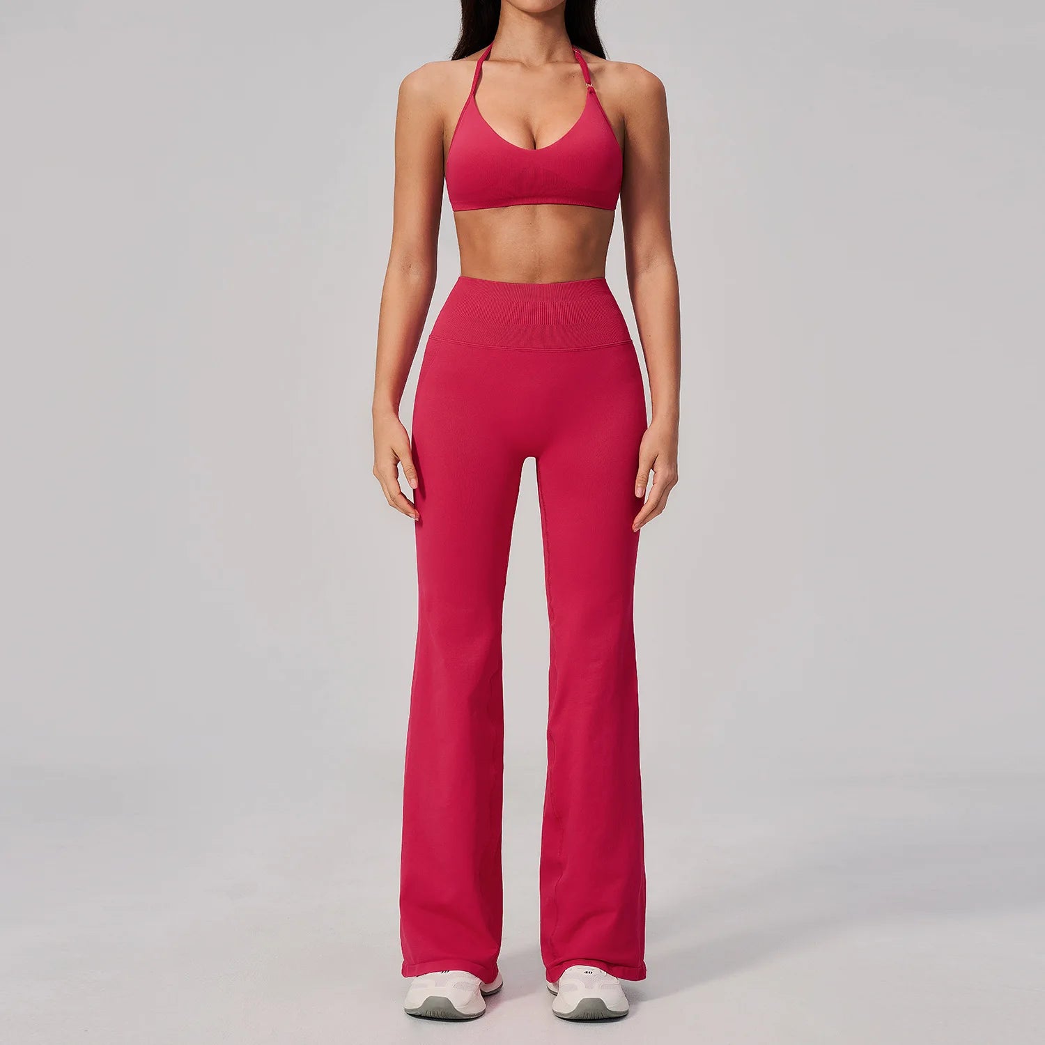 Seamless Yoga Set 2PCS Women's Tracksuit Workout Athletic Wear Sportswear Gym Clothing High Waist Leggings Fitness Sports Suits