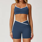 Women's Clothes Yoga Set 2 Pieces Workout Tracksuit Sportswear Gym Clothing High Waist Bell-bottoms Sexy Fitness Bta Sports Suit