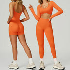 Seamless Sportswear For Women Tracksuits Yoga Set 2PCS Gym Workout Clothes Fitness Outfits Sports Bra Leggings Athletic Wear