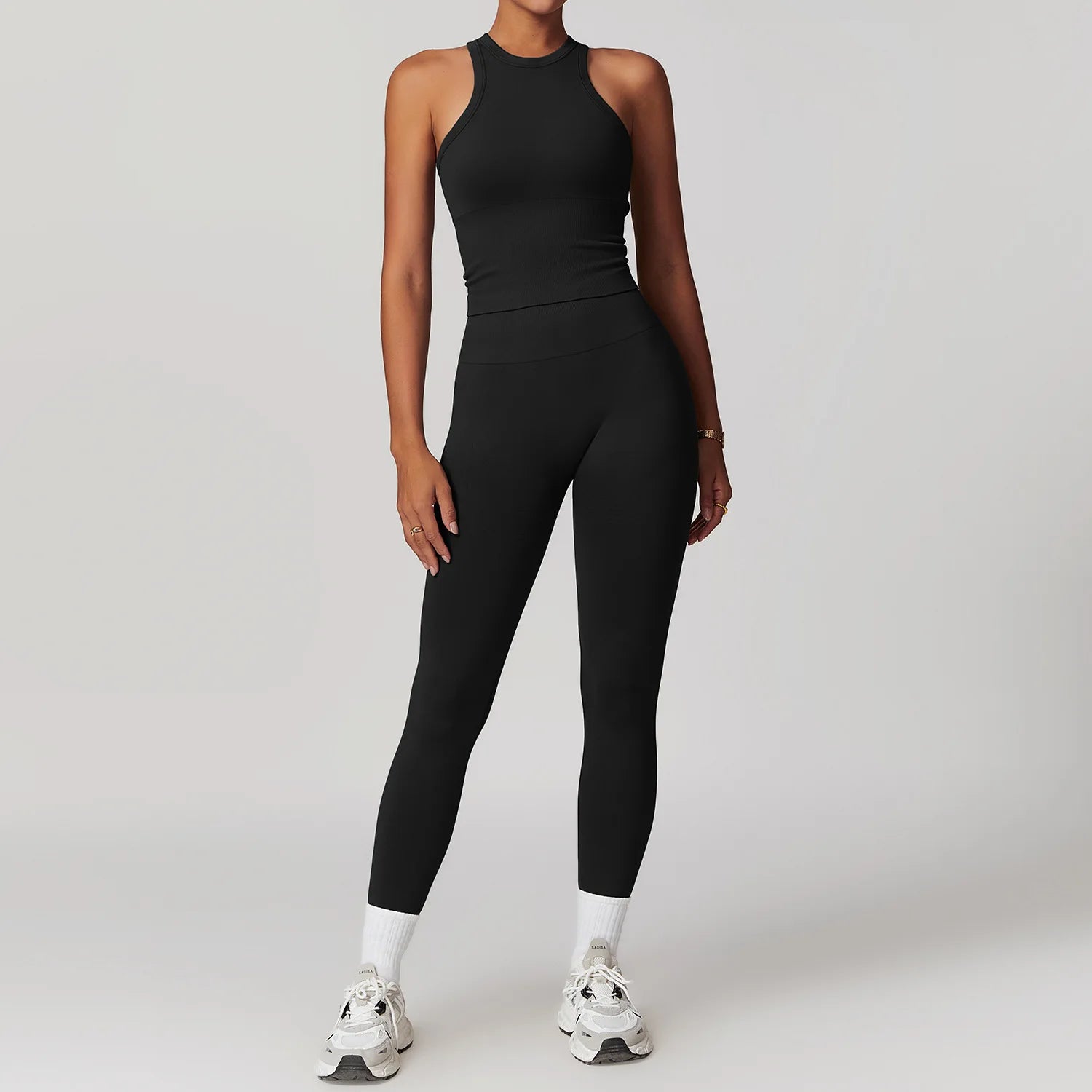 2/3/4PCS Yoga Set Seamless Gym Clothes Sportswear Yoga Suits For Women Fitness Long Sleeved Tracksuits Sports Bra Gym Leggings