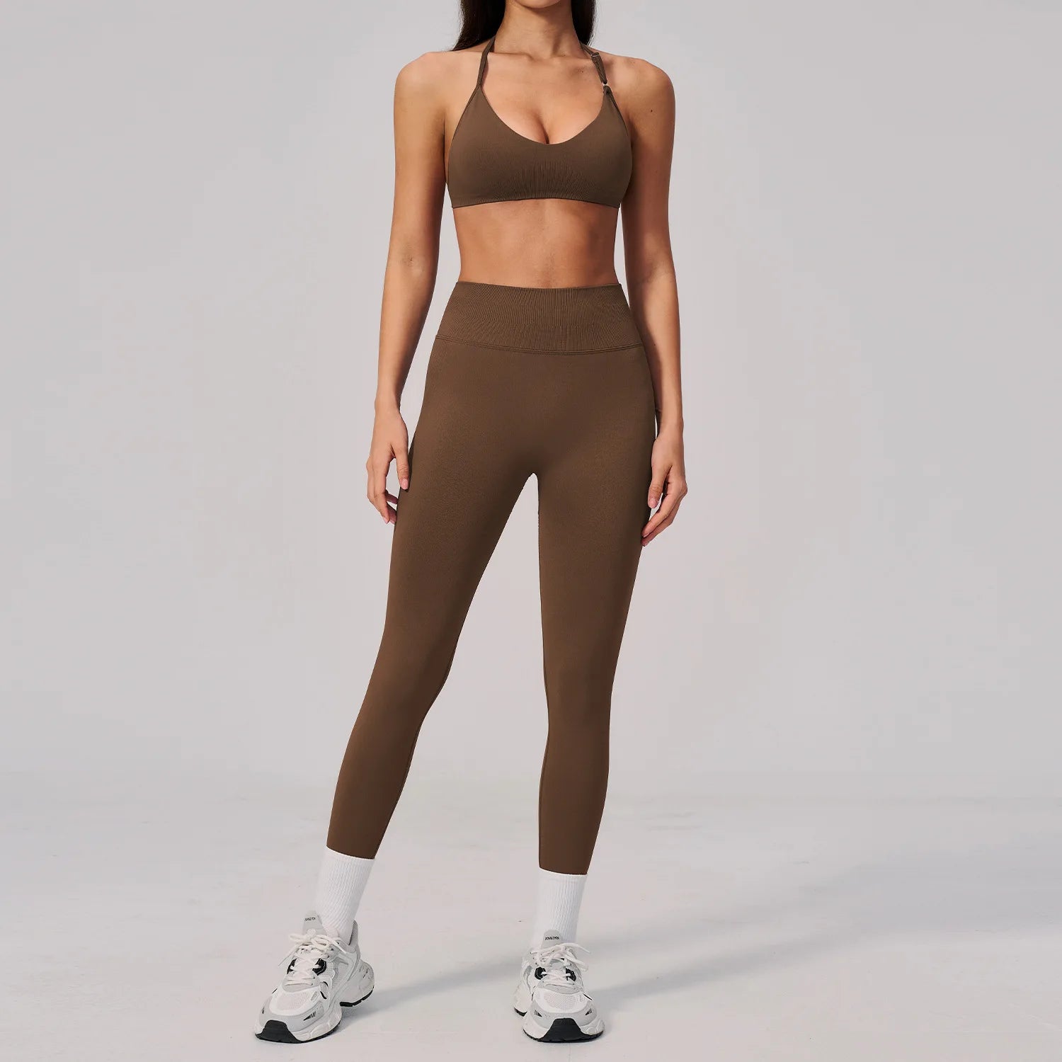 Seamless Yoga Set 2PCS Women's Tracksuit Workout Athletic Wear Sportswear Gym Clothing High Waist Leggings Fitness Sports Suits