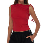 Sexy Shoulder Sports Shirt Vest Loose Breathable Quick Drying Top Gym Running Fitness Yoga Clothing Lightweight Tops For Women