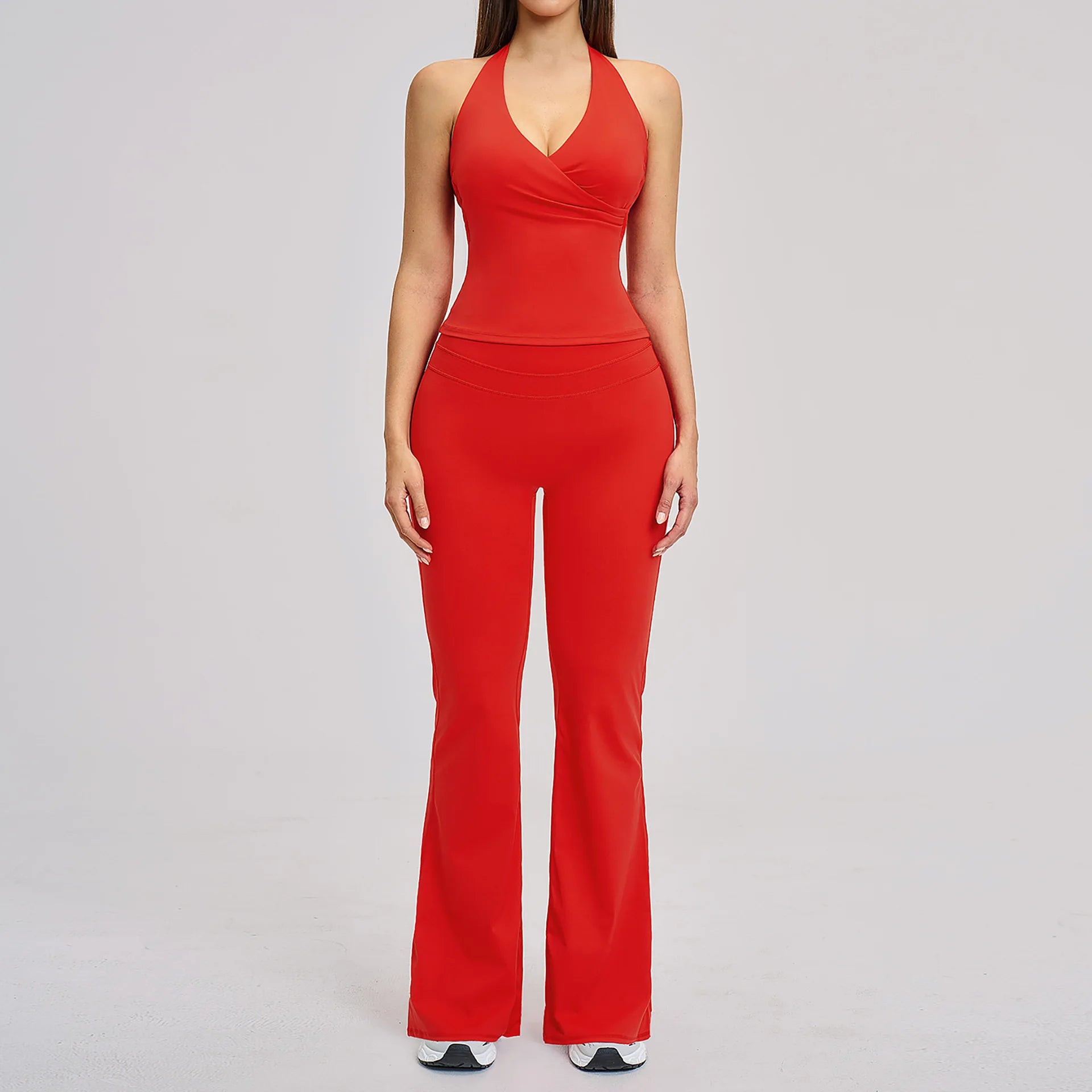 Yoga Set Women's Tracksuit Sportswear Workout Clothes Athletic Wear Sports Outfits Gym Legging Fitness Bra Long Sleeve Yoga Suit