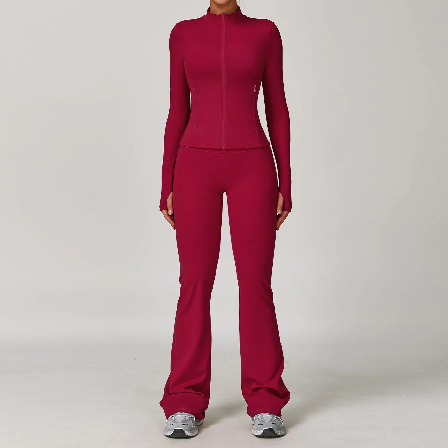 Yoga Suit 2/3PCS Women Tracksuit Sports Set Gym Set Running Workout Clothes Long Sleeve Sports Bra Athletic Wear Yoga Clothing