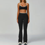 Gym Tracksuit Yoga Set 2 Pieces Workout Outfits Fitness Sportswear High Waist Leggings Sports Bra Athletic Wear Women Clothes